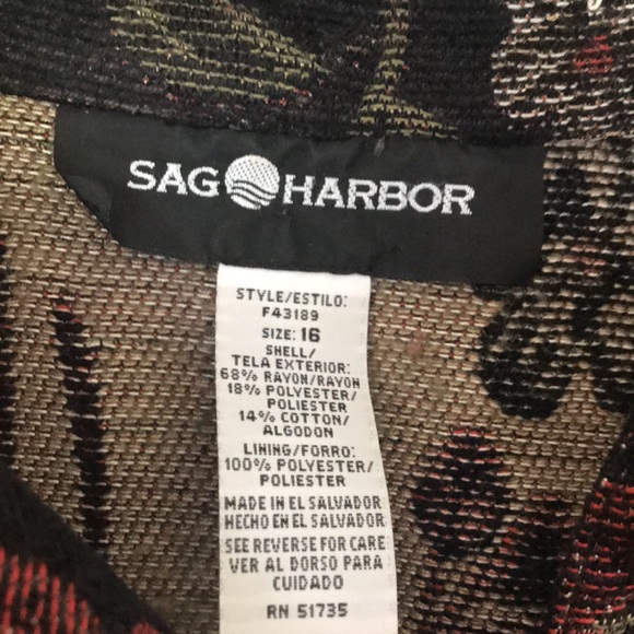 Women’s Sag Harbor long sleeve shirt corduroy Sz16 - Picture 4 of 8